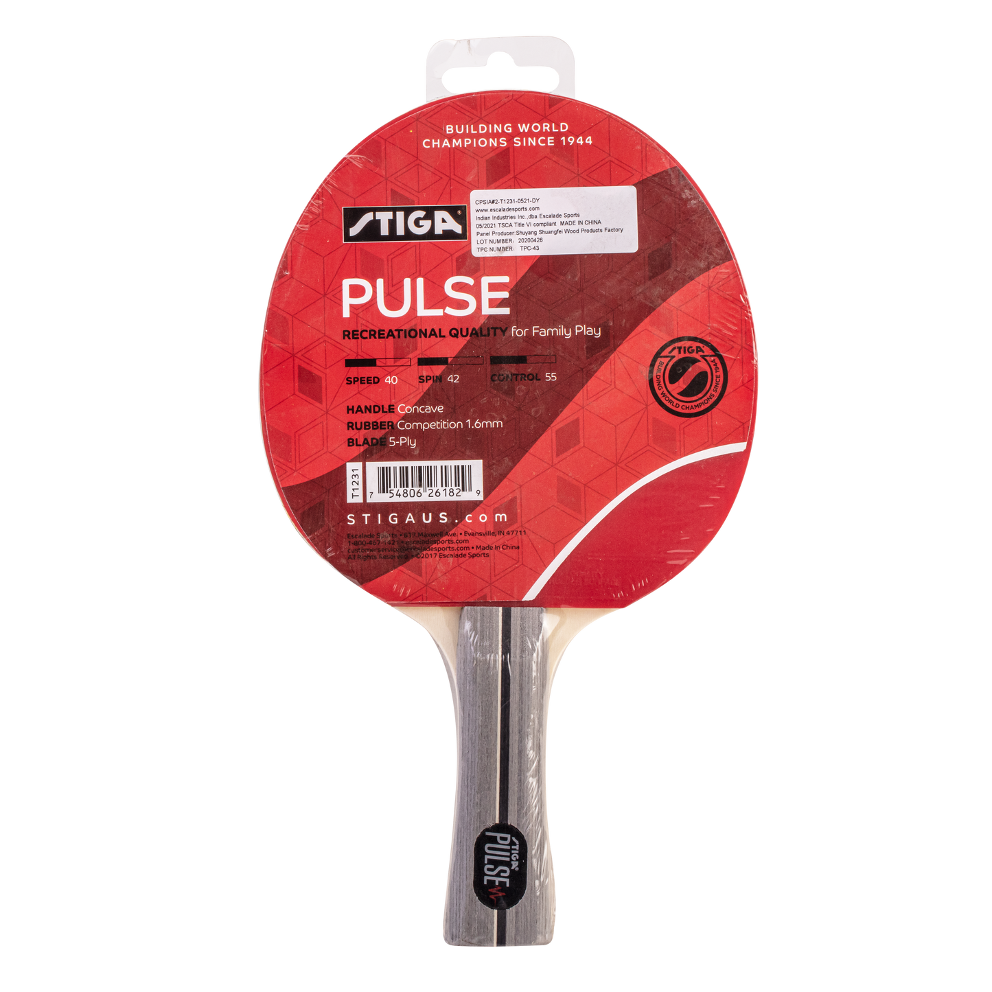STIGA Pulse Racket