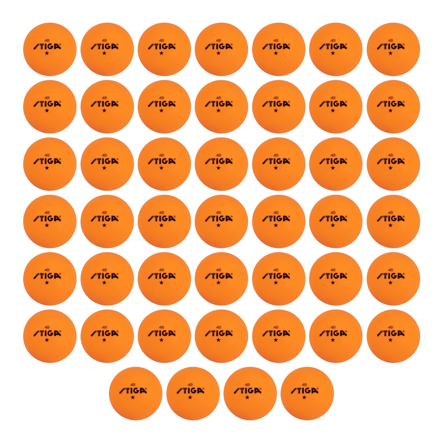 STIGA T1461 Stiga 1-Star Orange Balls (46-Pack)