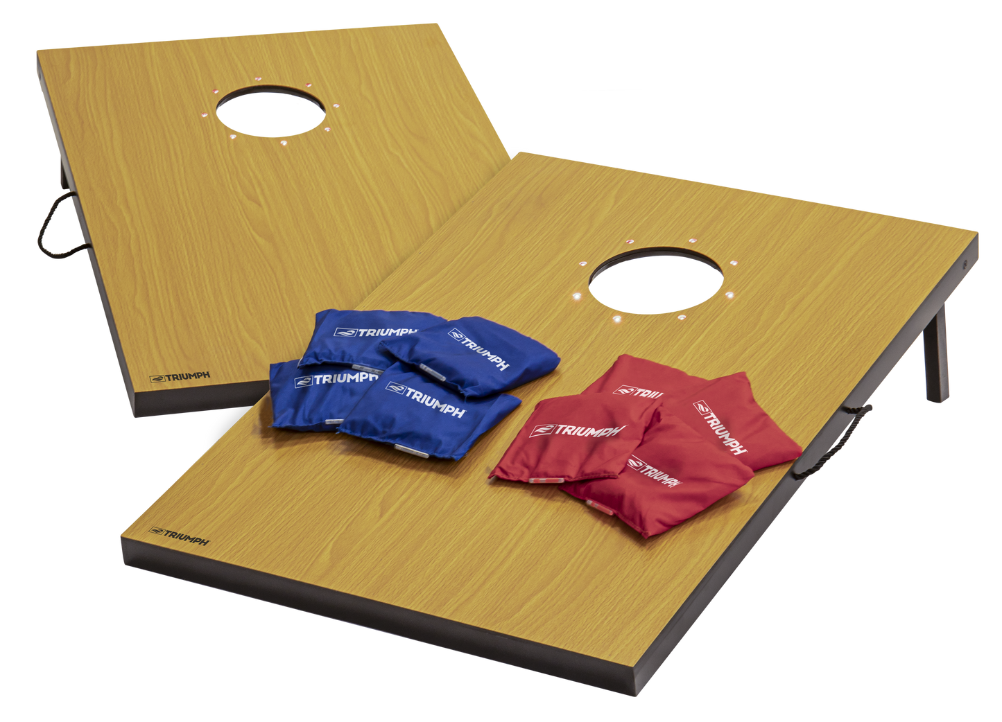 Triumph LED Lighted Cornhole Tournament Set