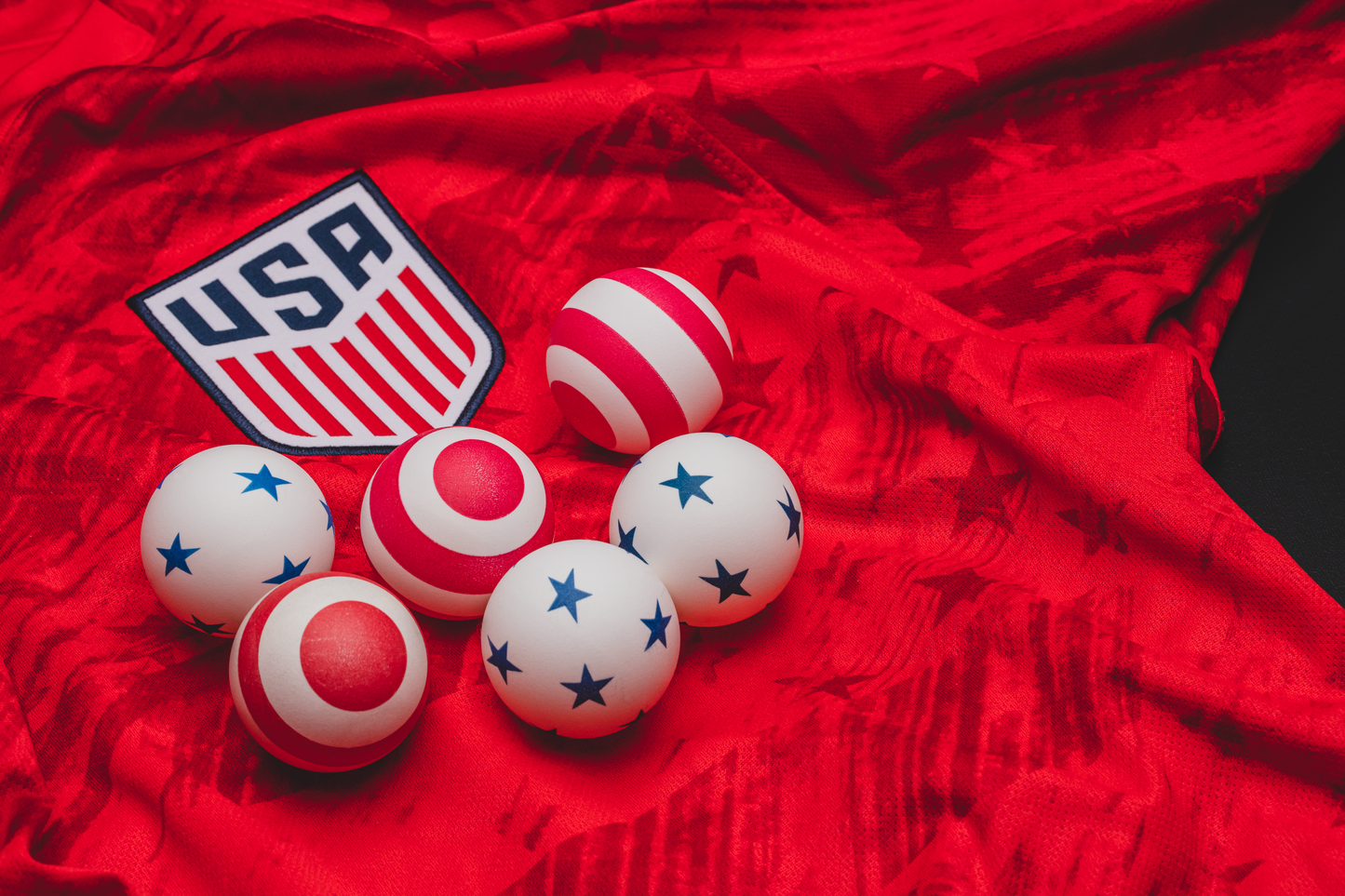 STIGA One-Star 6pk Stars/Stripes Balls