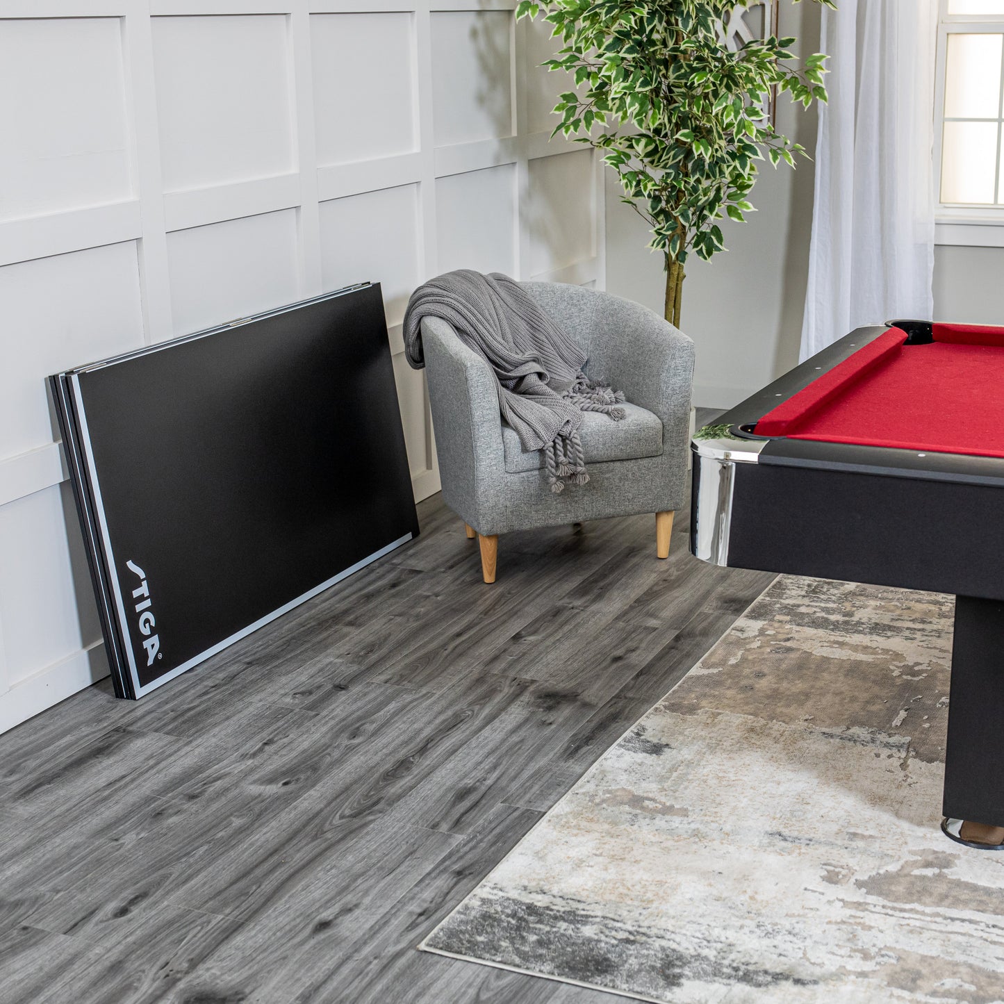 STIGA 4-Piece Table Tennis Conversion Top