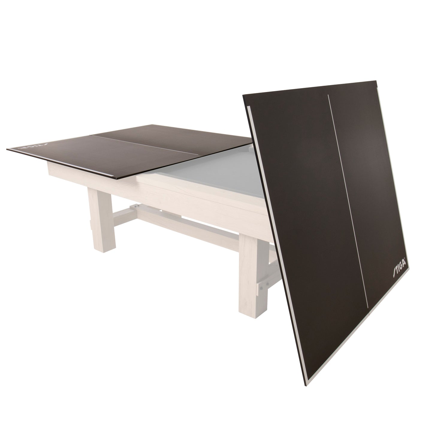 STIGA 4-Piece Table Tennis Conversion Top