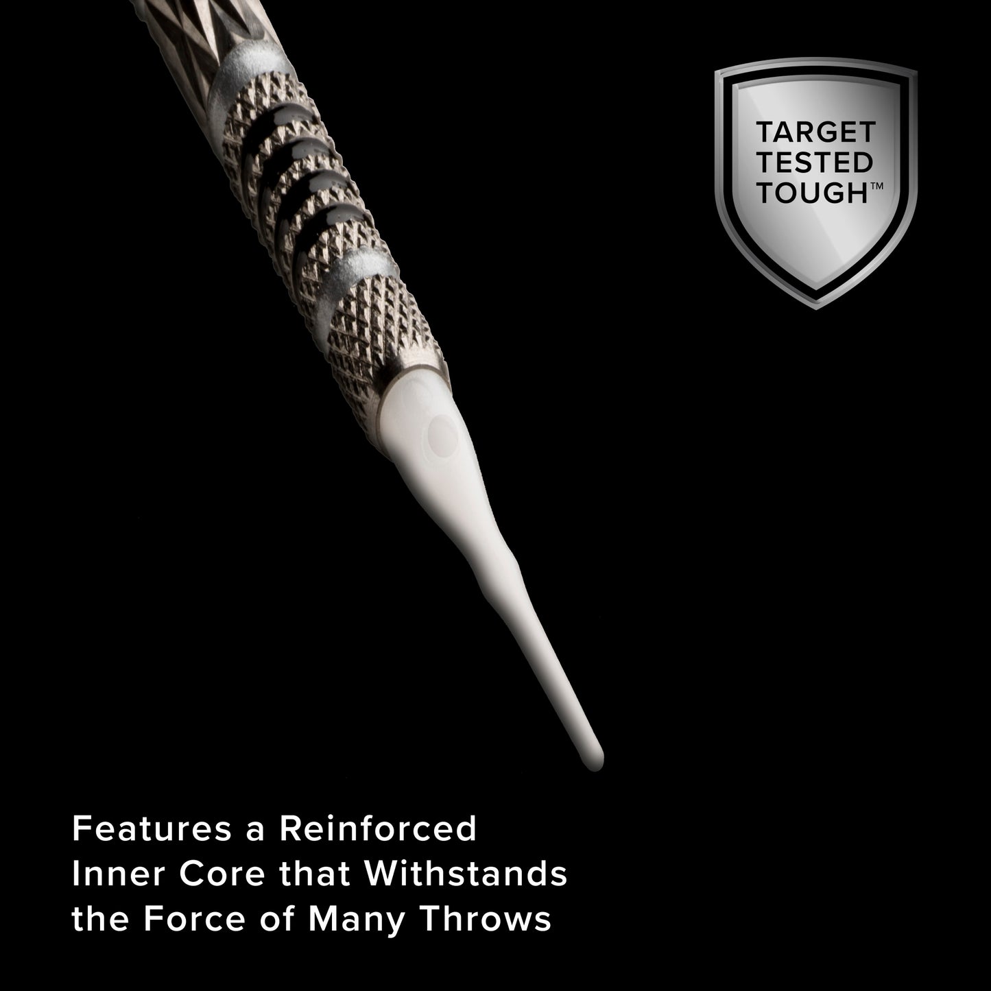 Viper Tufflex Tips III 2BA 1000Ct Soft Dart Tips Black