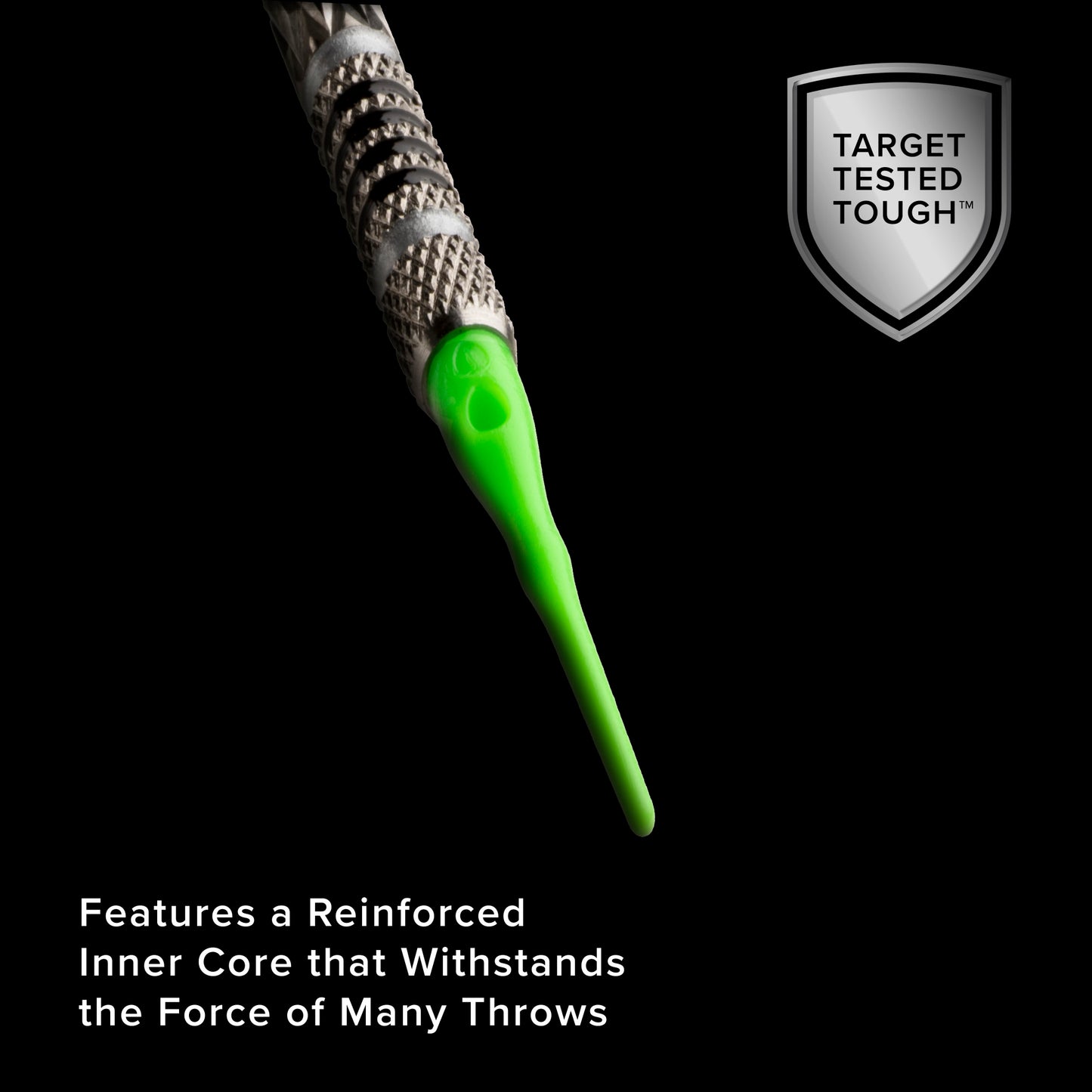 Viper Tufflex Tips III 2BA 1000Ct Soft Dart Tips Black