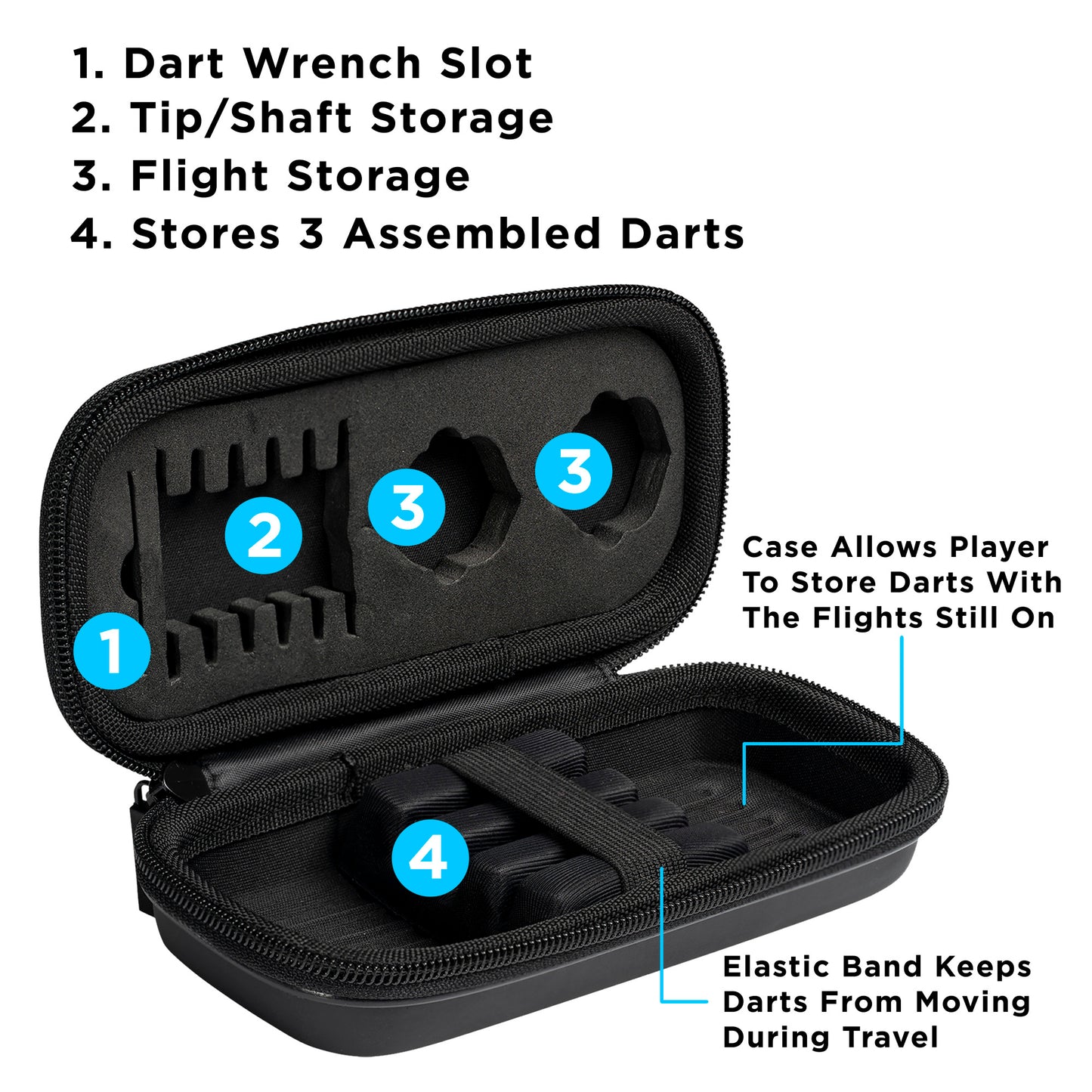 Viper Astro 80% Tungsten Soft Tip Darts Black Rings 16 Grams