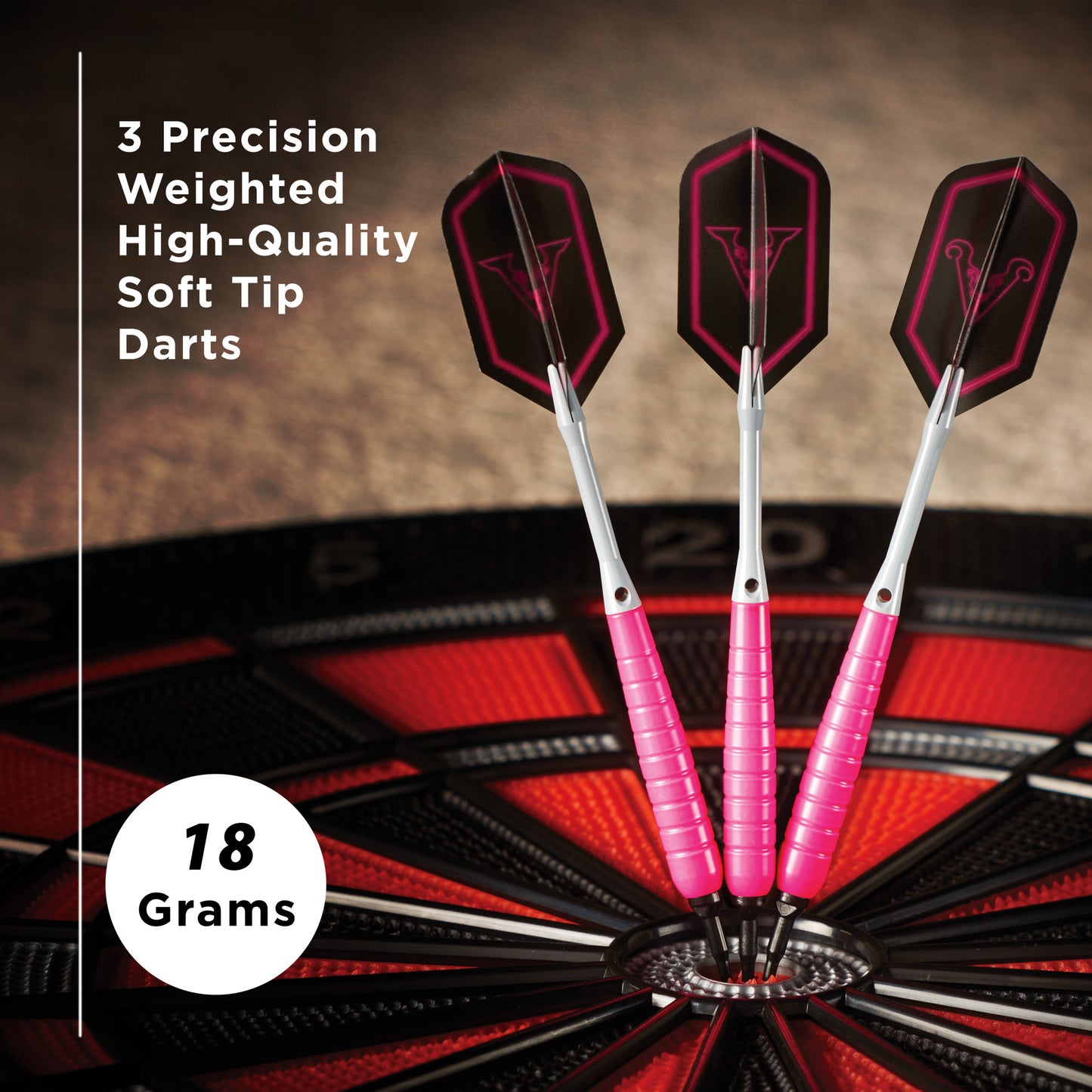 Viper V Glo Soft Tip 18 Grams Pink