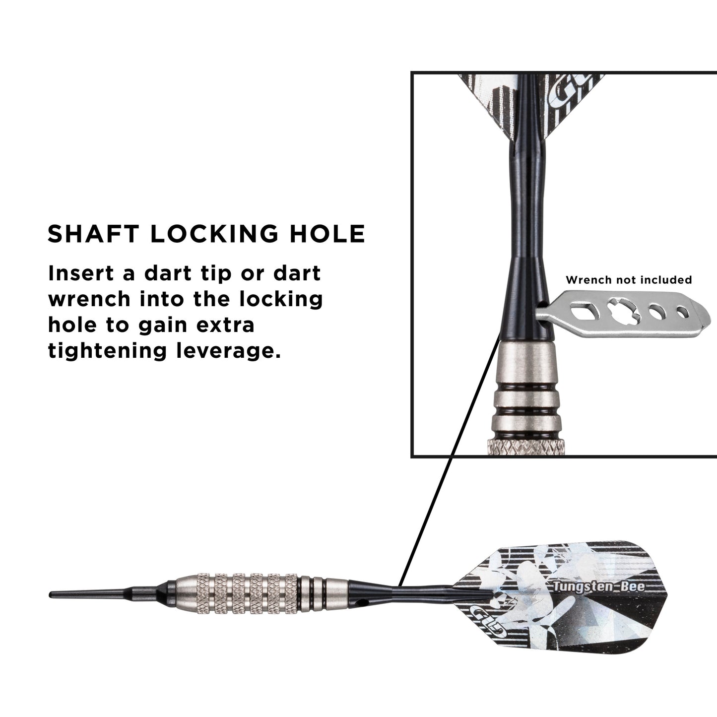 Viper Bee 80% Tungsten Soft Tip Darts Knurled Barrel 18 Grams