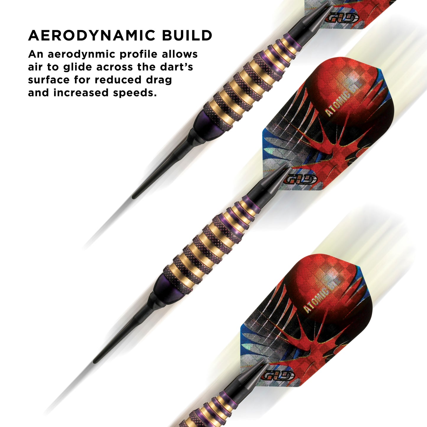 Viper Atomic Bee Purple Soft Tip Darts 16 Grams