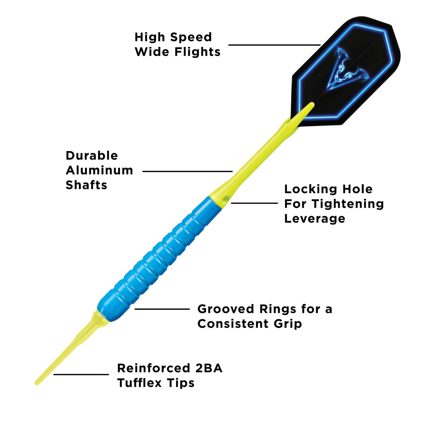 Viper V Glo Soft Tip 18 Grams Blue