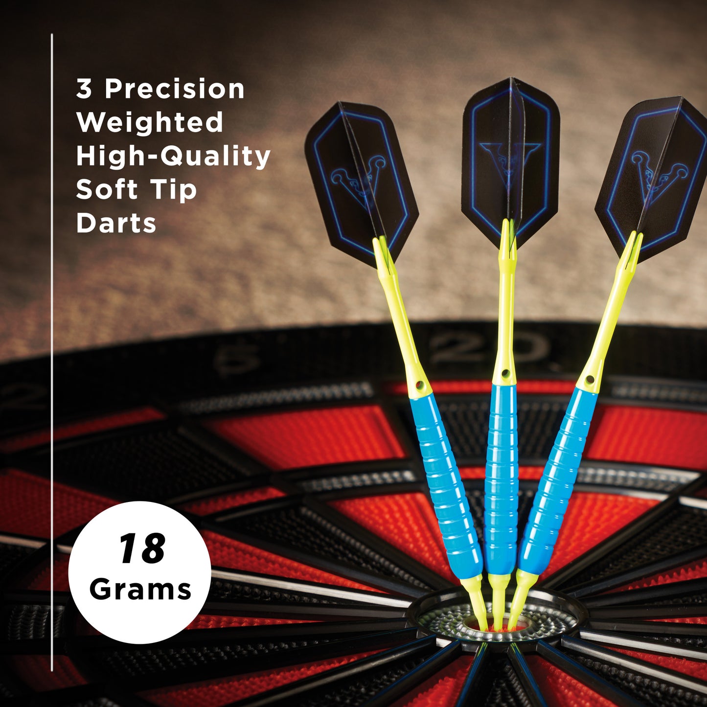 Viper V Glo Soft Tip 18 Grams Blue