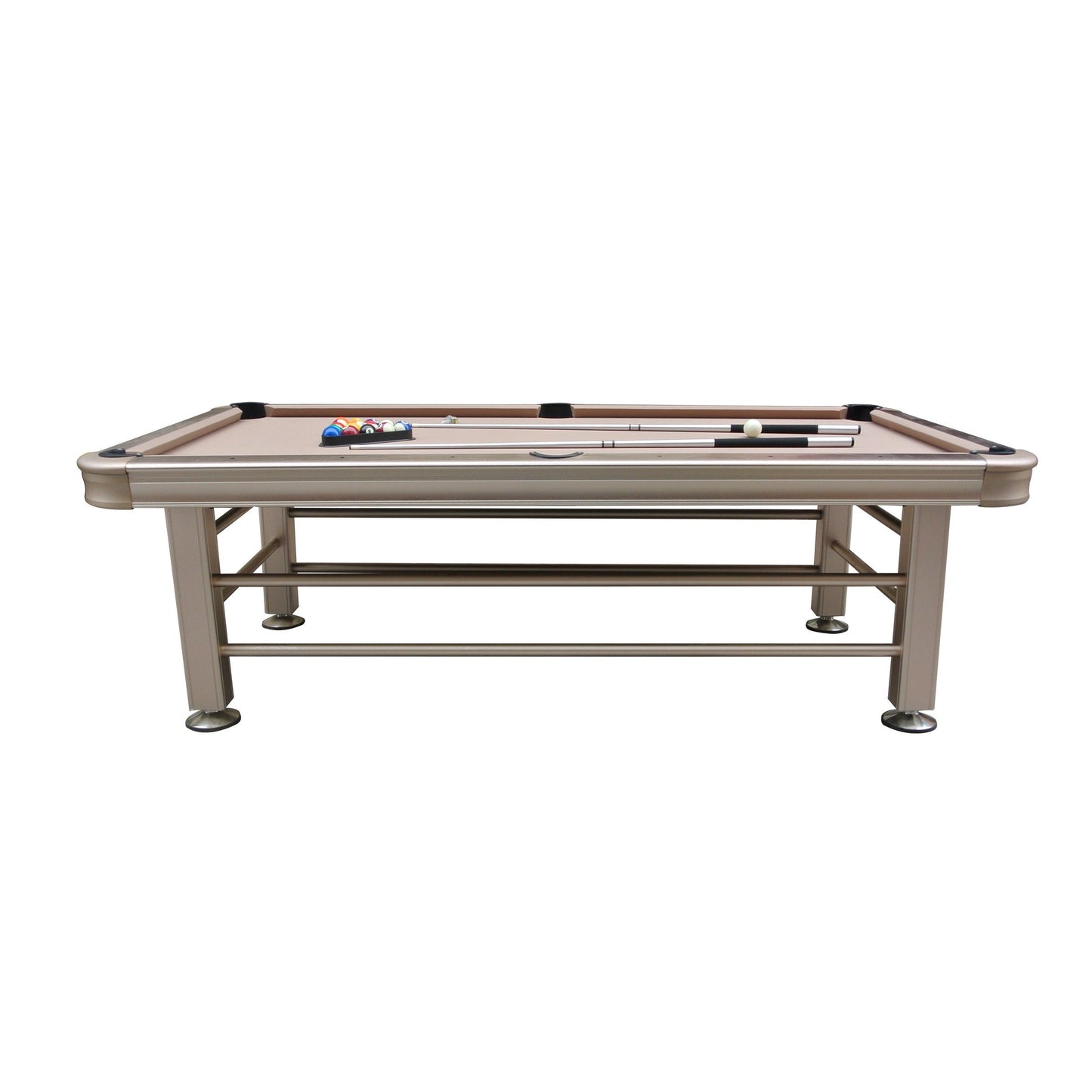 Imperial 8ft Outdoor Pool Table, Champagne