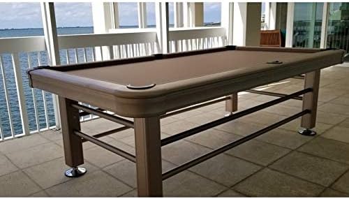 Imperial 8ft Outdoor Pool Table, Champagne