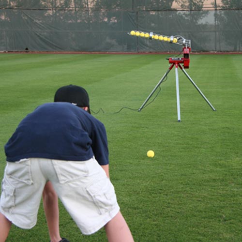 Heater Baseball Machine with Automatic Ball Feeder