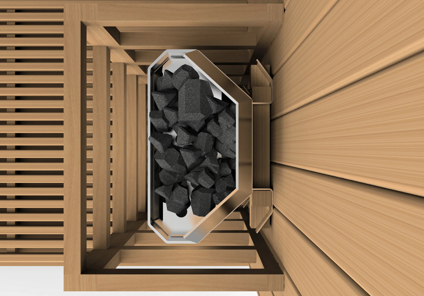 "Osla Edition" 6 Person Traditional Steam Sauna (Canadian Red Cedar Interior & Pacific Premium Clear Cedar Exterior)