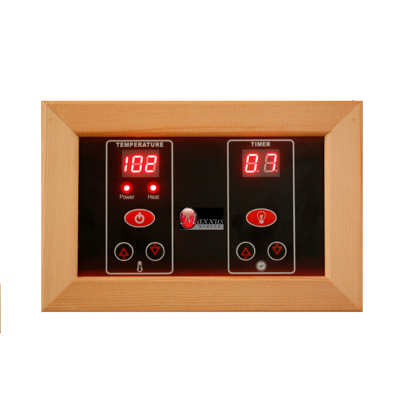 Maxxus 2 Person Low EMF FAR Infrared Sauna (Canadian Hemlock)