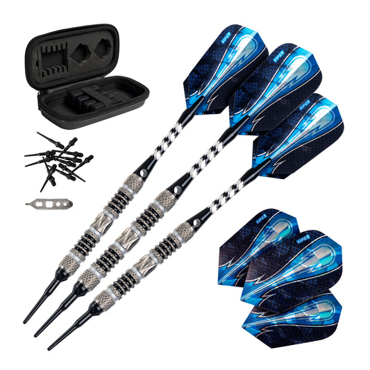 Viper Astro 80% Tungsten Soft Tip Darts Black Rings 16 Grams