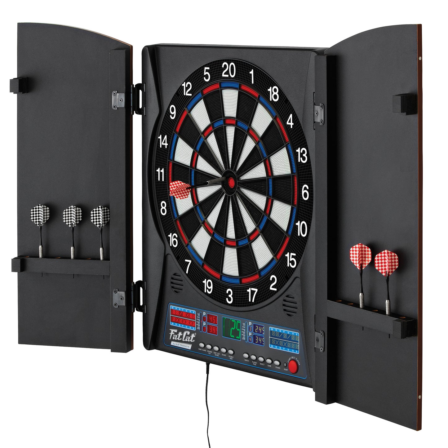 Fat Cat Electronx Electronic Dartboard, 13.5" Compact Target