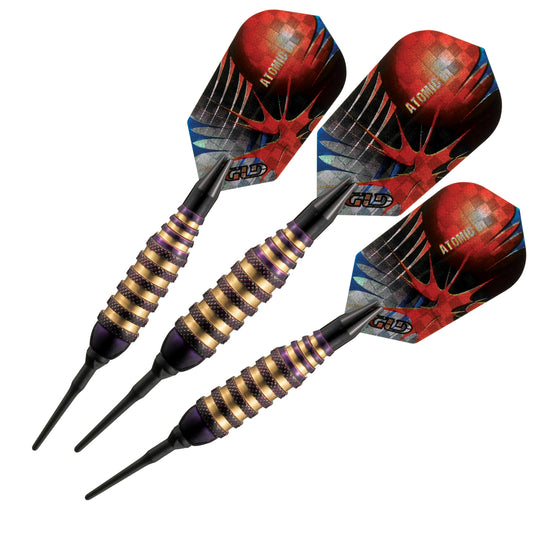 Viper Atomic Bee Purple Soft Tip Darts 16 Grams