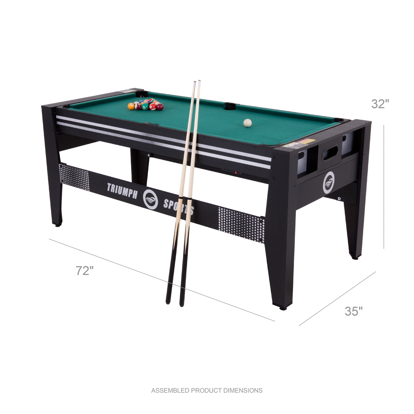 Triumph 72" 4-in-1 Swivel Table