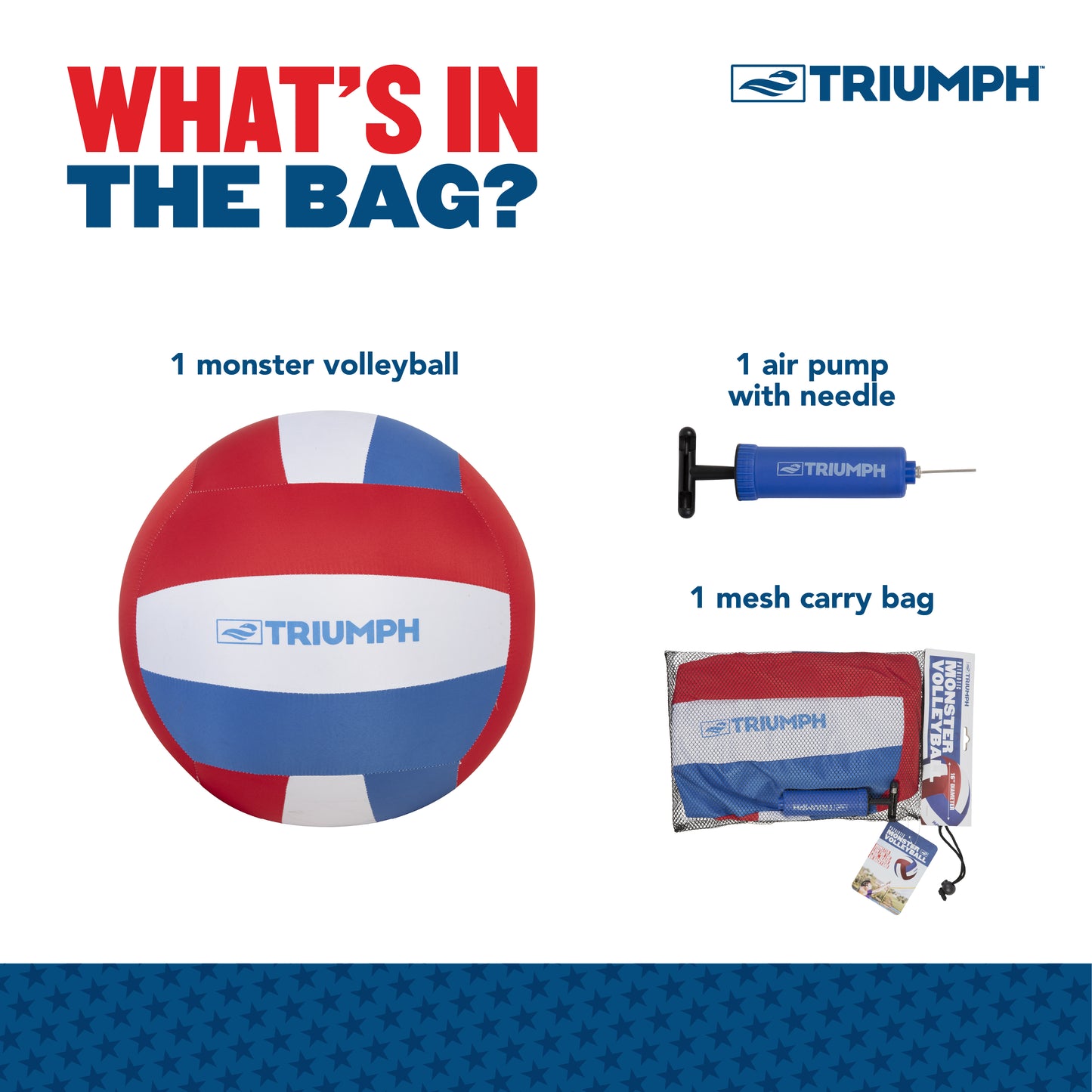 Triumph Patriotic Monster Volleyball