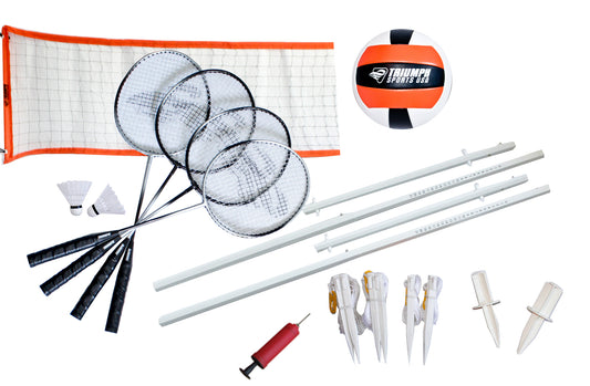 Triumph Advanced Volleyball/Badminton Combo Set