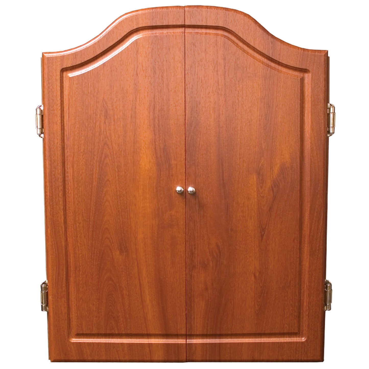 CABSETCH Dartboard Cabinet w/ Electronic Scorer - Light Cherry