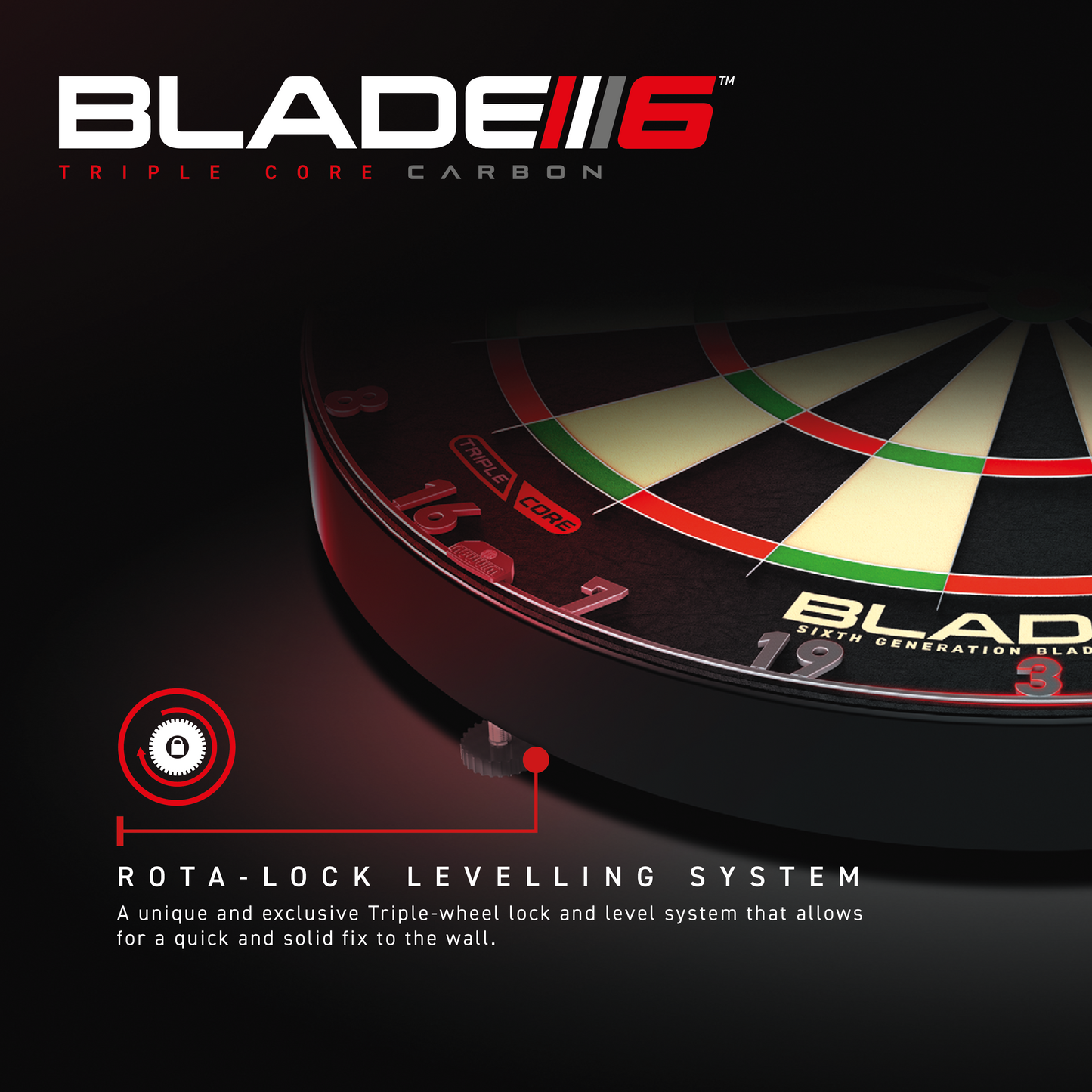 Winmau Blade 6 Triple Core Bristle Dartboard