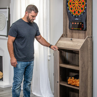 Arachnid LED Light Up Arcade Stand Up Rustic Cabinet with Cricket Pro 650