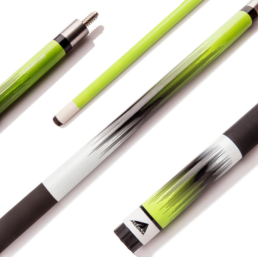 Mizerak 58" Deluxe Composite Neon Fade Cue - Green