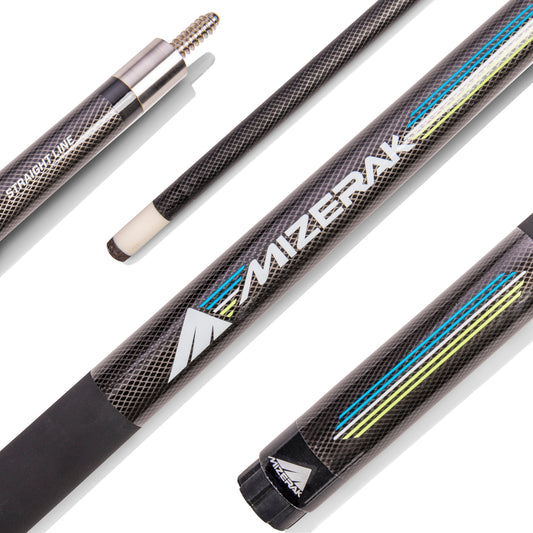 Mizerak 58" Deluxe Carbon Composite Cue - Blue