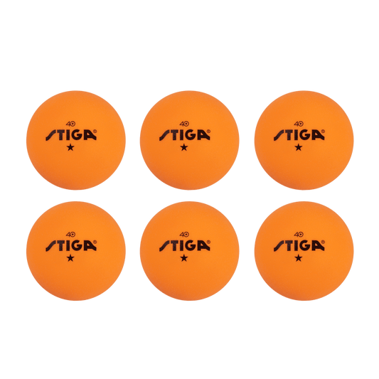 STIGA T1411 Stiga 1-Star Orange Balls (6-pack)