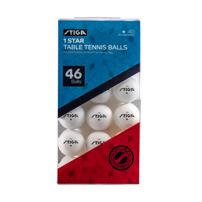 STIGA 46pk 1-Star Balls