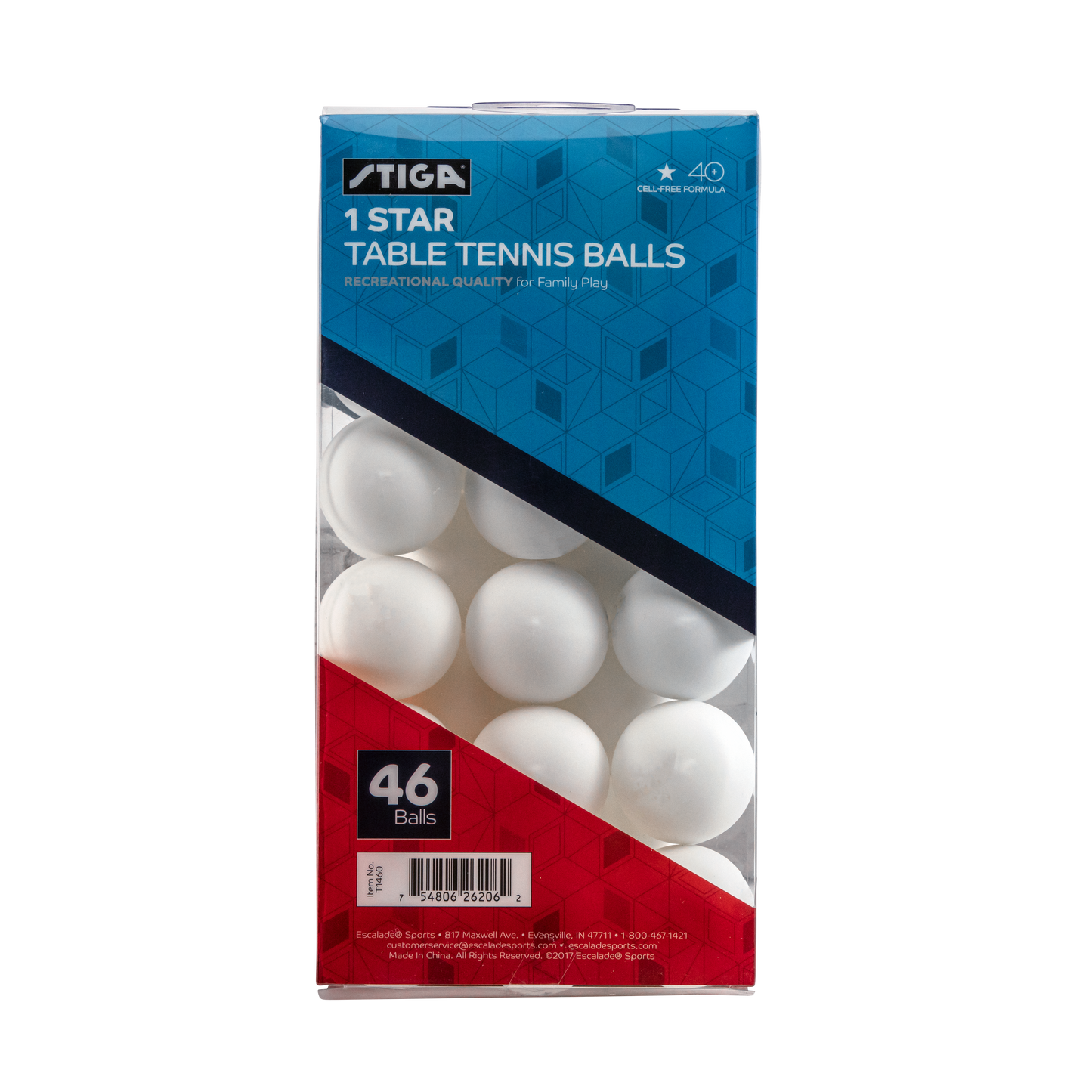 STIGA 46pk 1-Star Balls