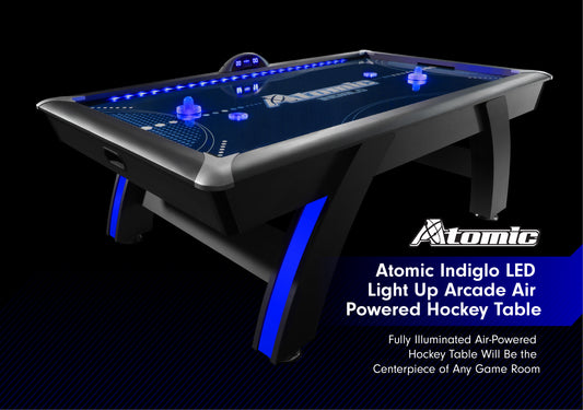 Atomic Indigo Light Up Air Hockey