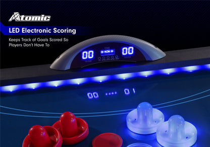 Atomic Indigo Light Up Air Hockey