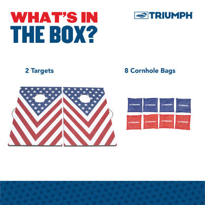 Triumph Patriotic 2x3 Cornhole Set