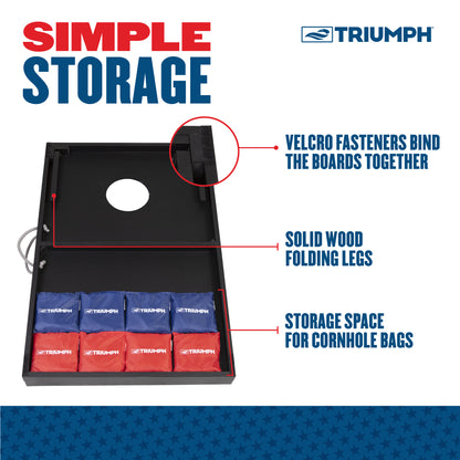 Triumph Patriotic 2x3 Cornhole Set