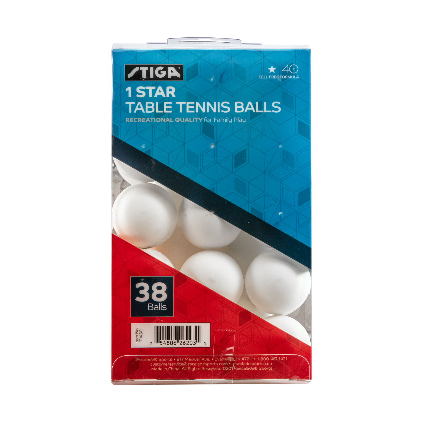 STIGA 1-Star White Balls (38 Pack)