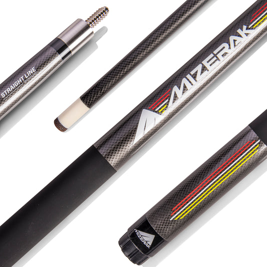 Mizerak 58" Deluxe Carbon Composite Cue - Yellow