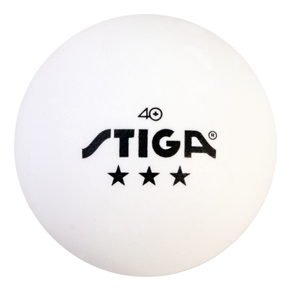 STIGA 3-Star White Balls (6-pack)