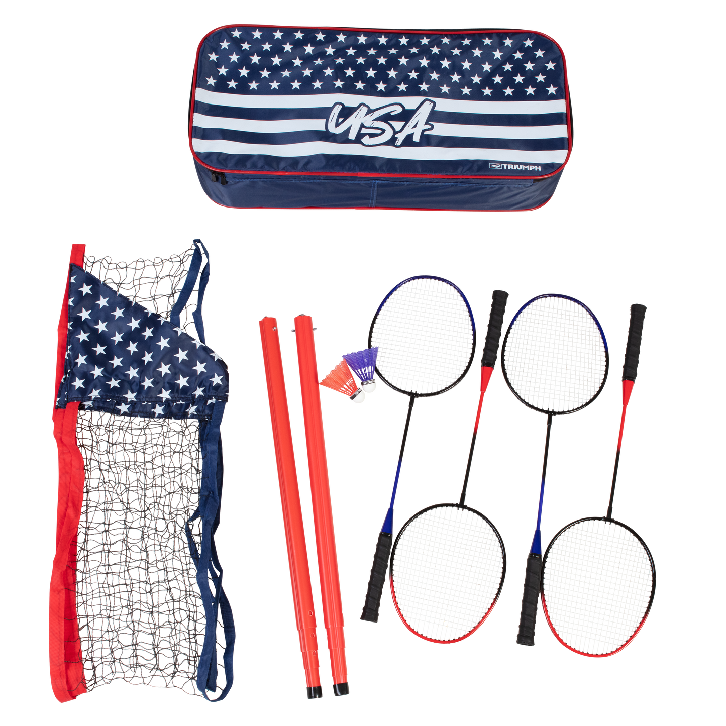 Triumph Patriotic Portable Badminton