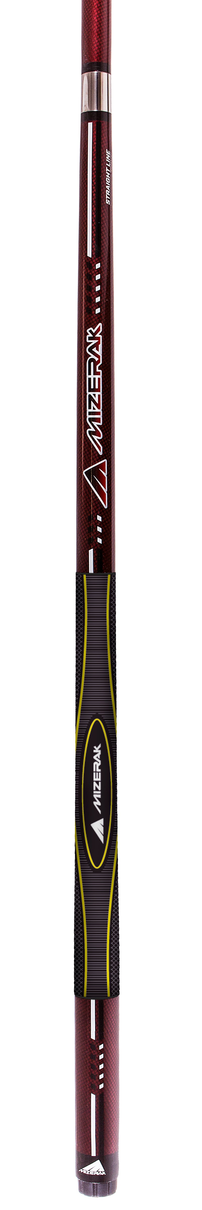 Mizerak 58" Premium Carbon Composite 3D Grip Cue - Red