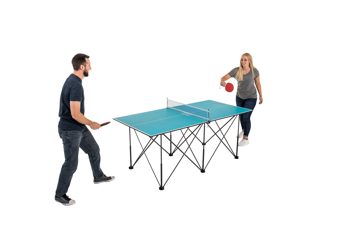 Ping Pong 6' Pop Up Table Tennis