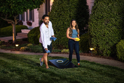 Triumph LED Blue and Yellow 2x3 Cornhole Set