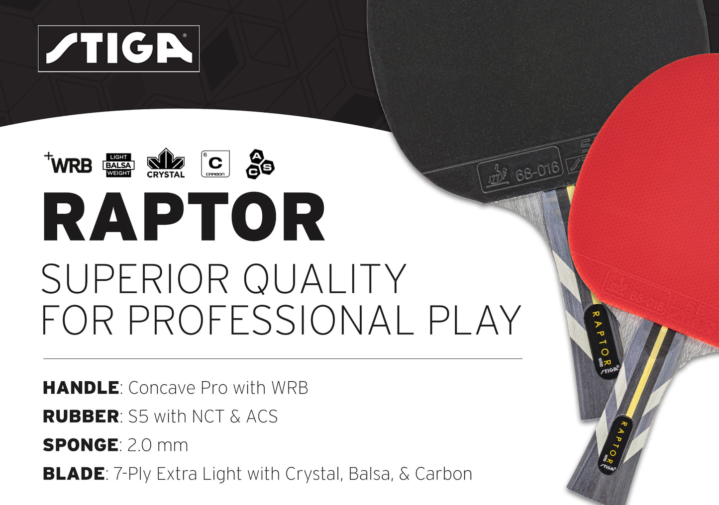 STIGA Raptor Racket