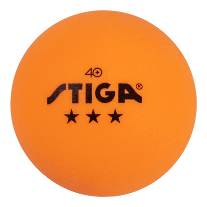 STIGA  3-Star Orange Balls (6-pack)