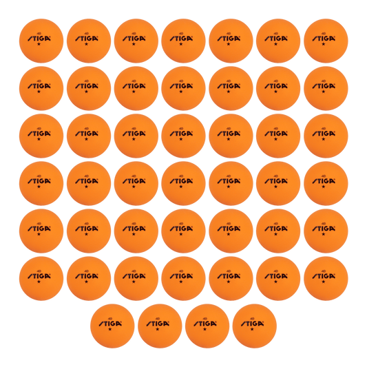 STIGA T1461 Stiga 1-Star Orange Balls (46-Pack)