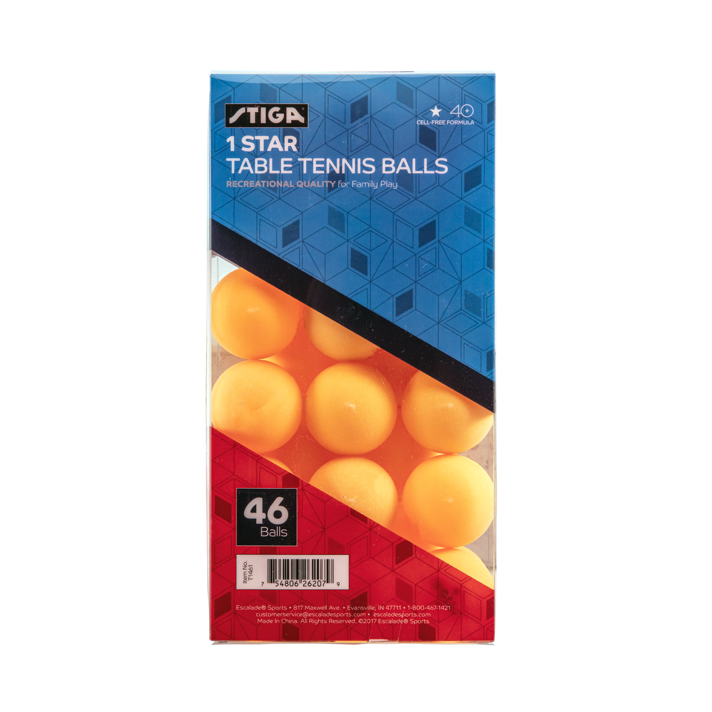 STIGA T1461 Stiga 1-Star Orange Balls (46-Pack)