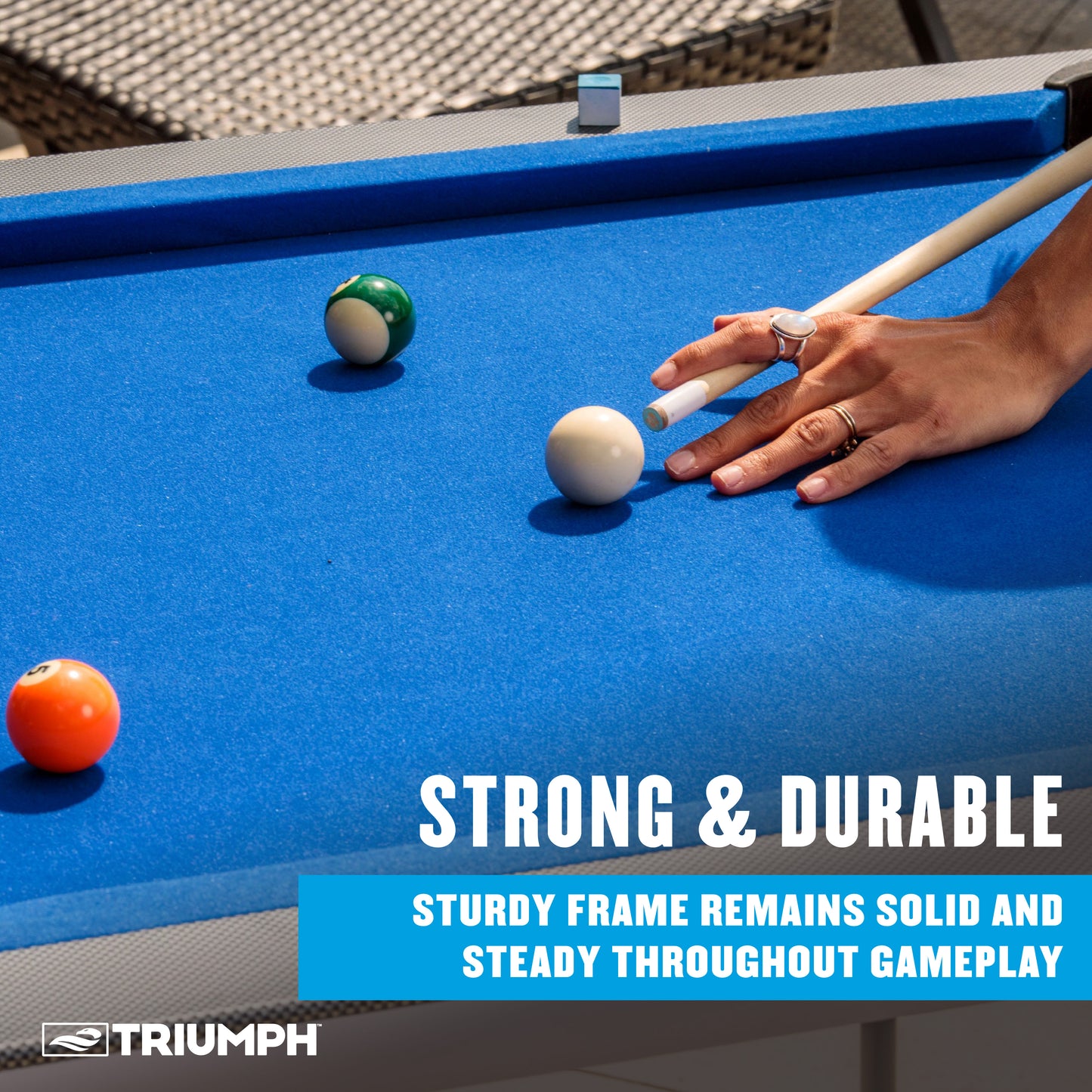 Triumph 6' Pop Up Portable folding Billiard Table