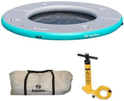 Swimline Solstice 38100 10 x 10 ft. Circular Floating Lounge Dock New